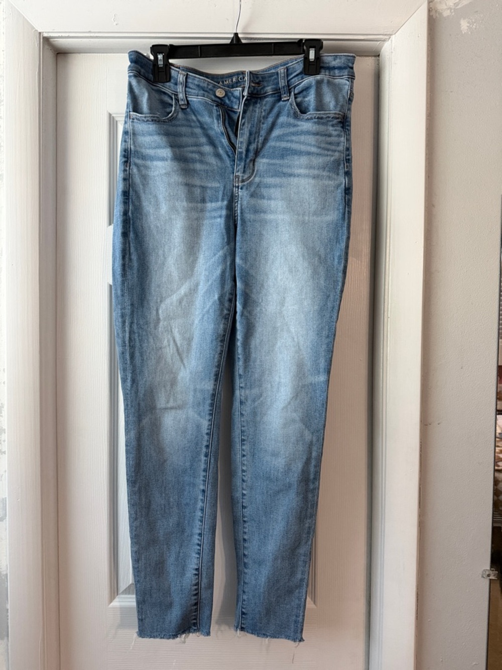 American Eagle Outfitters Light Blue High-Rise Jeggings size 12